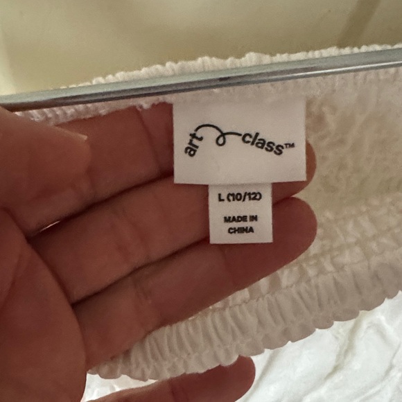 Art Class White Elastic Waist Skirt - Picture 2 of 5